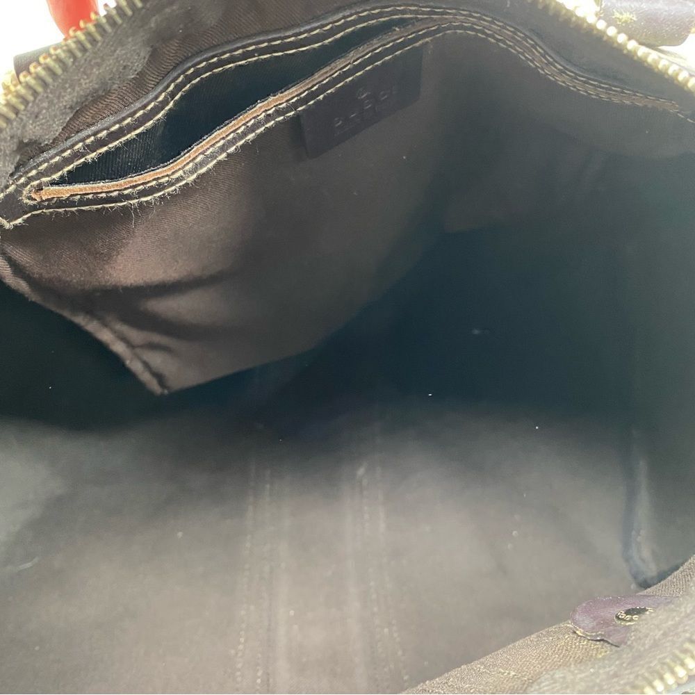 Gucci Web Joy Boston Bag GG Coated Canvas Medium - Picture 8 of 16